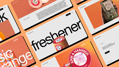 Arm & Hammer Freshener 3d branding logo motion graphics ui