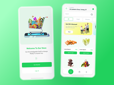 Grocery App app design app project app ui ecommerce app ui