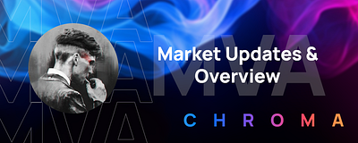 Market Updates & Overview Thumbnail - Chroma Trading branding graphic design