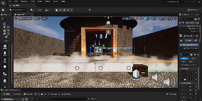 Castle Game 3d 3d max gaming modeling motion graphics unreal engine