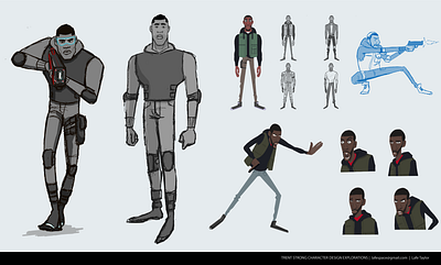 Trent Strong Character Concept character character design concept art development illustration lafespaceart