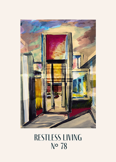 Restless Living nº 78 illustration people yellow