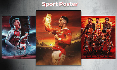 Sport poster banner design design design banner flyer design graphic design illustration poster design