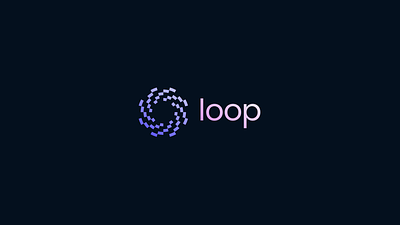 Loop Logo abstract abstract logo behance branding branding and identity design dribbble freelance freelancer gradient graphic design identity logo logo design minimal modern modern design