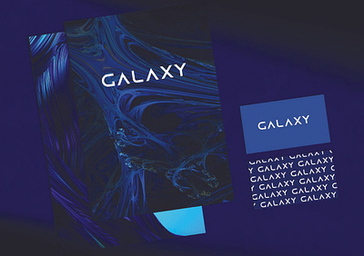 GALAXY branding shots brand branding design graphic design logo typography