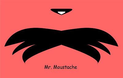Mr. Moustache branding design graphic design illustration logo