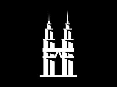 Twin Tower architecture asia branding building city design destination famous holiday icon illustration landmark landscape logo malaysia mark monument skyline travel twin tower