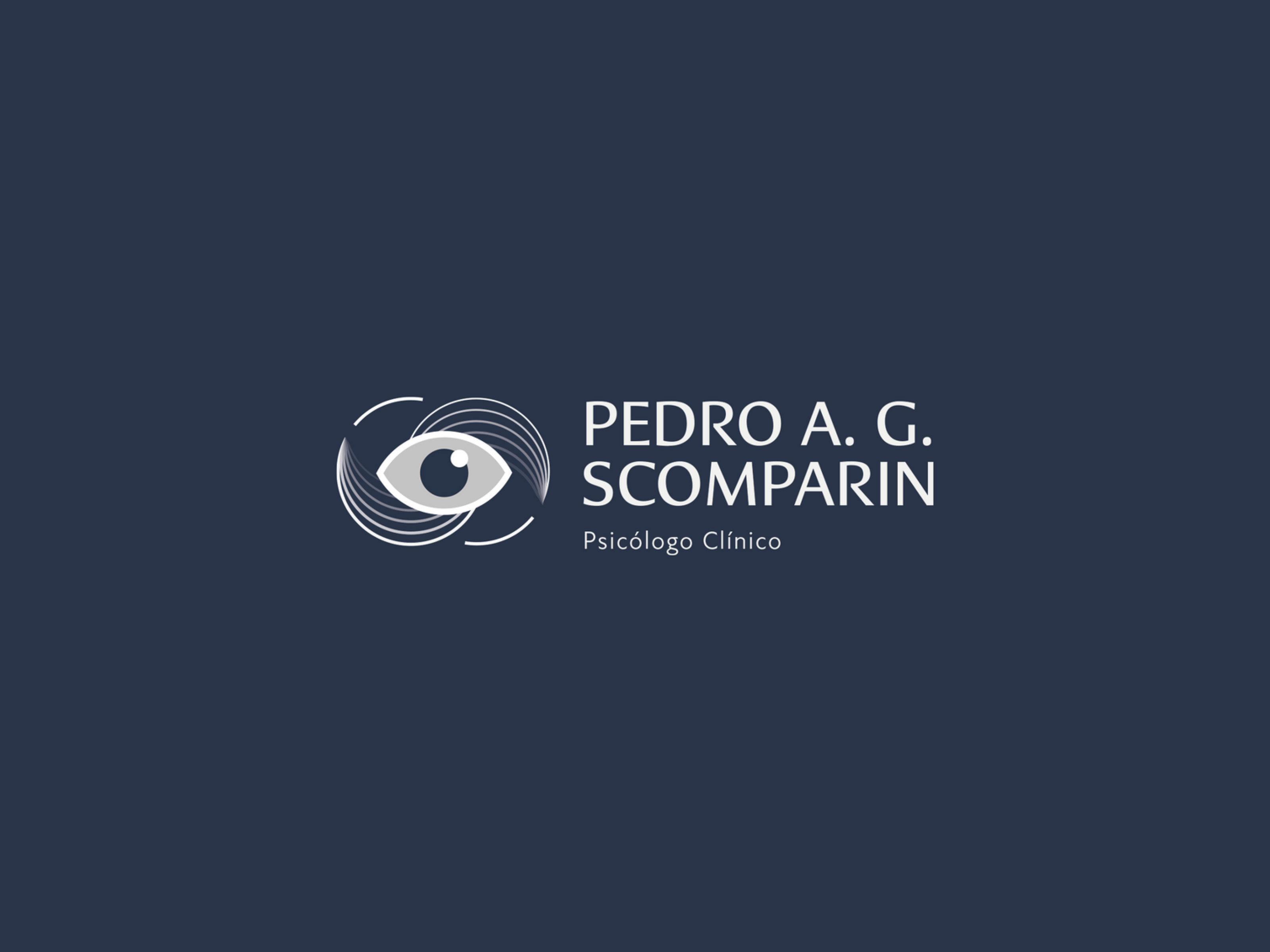 Pedro A. G. Scomparin brand identity branding design graphic designer logo psychologist therapy