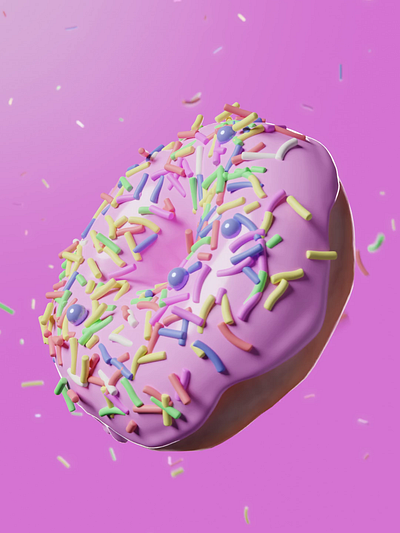 Learning 3d Donut with Blender 3d animation blender donut graphic design motion graphics