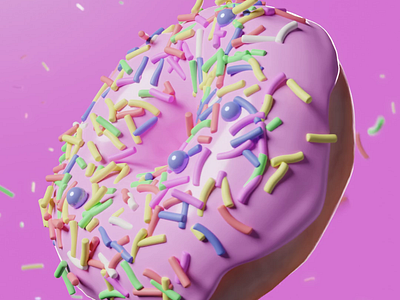 Learning 3d Donut with Blender 3d animation blender donut graphic design motion graphics