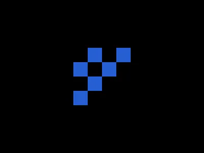 Digital F Monogram • 1 brand digital f logo studio unused