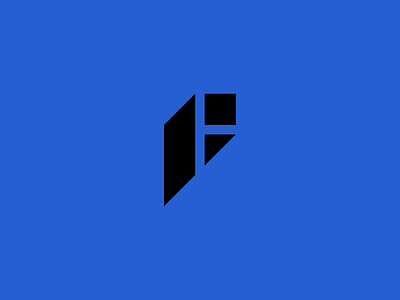 Digital F Monogram • 2 brand digital f logo studio unused