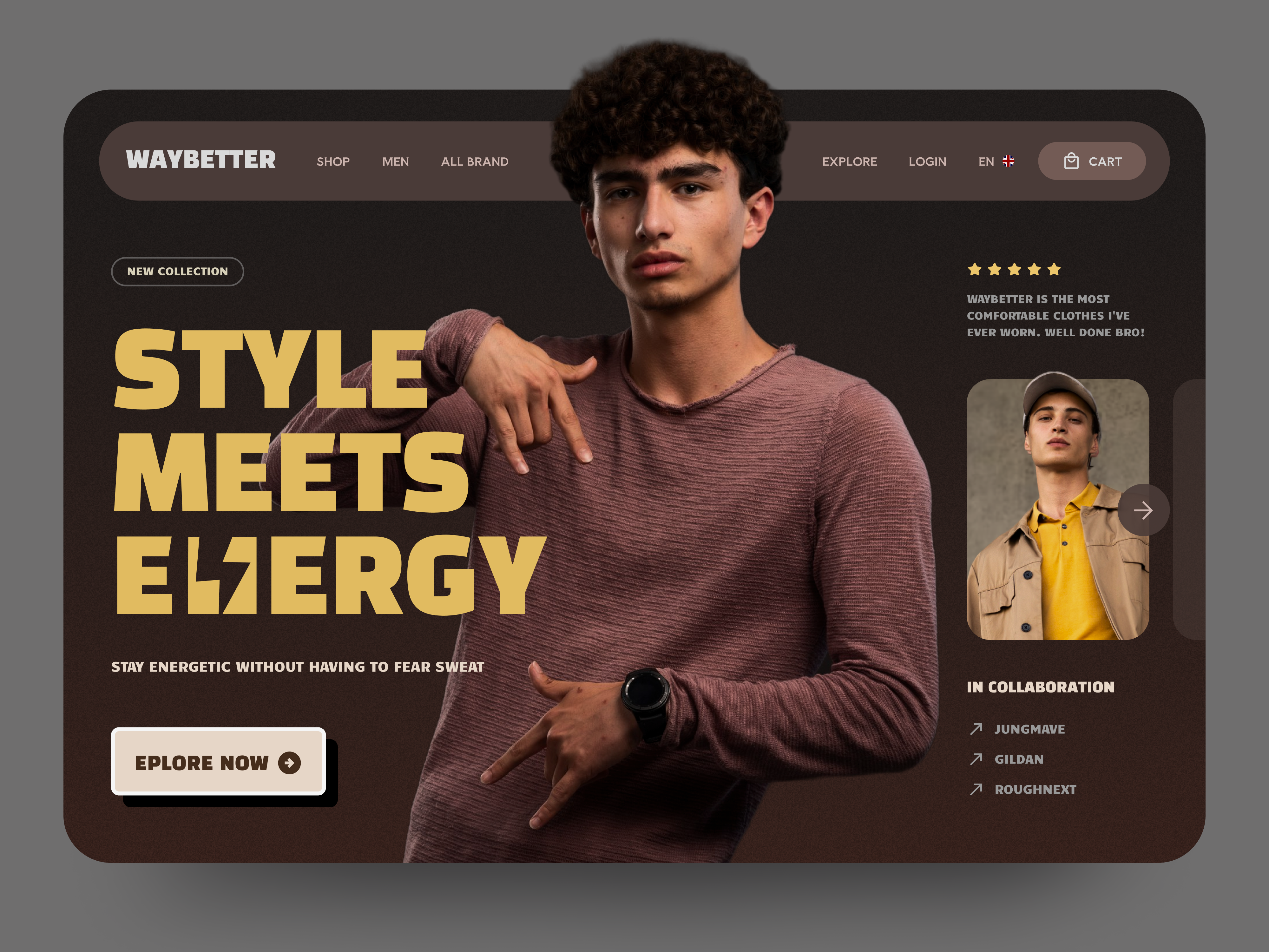 WAYBETTER - Fashion Website apparel bold clothes design ecoomerce fashion homepage landing landingpage page product shop store ui user interface ux web webiste