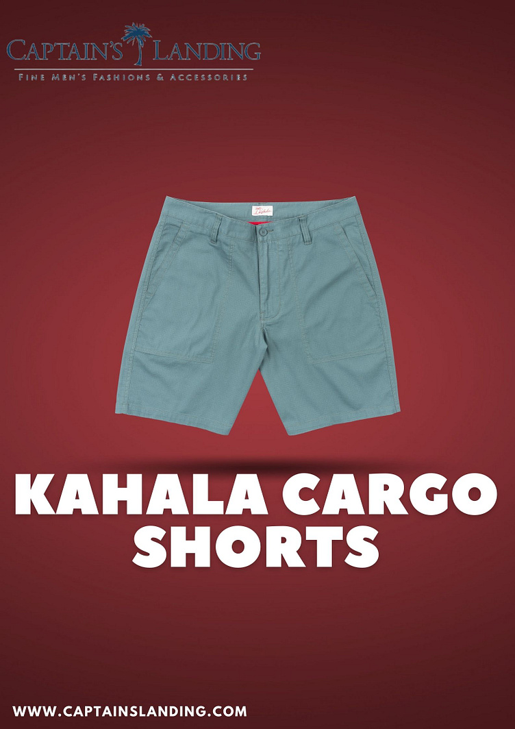 Kahala Cargo Shorts by Captains Landing on Dribbble