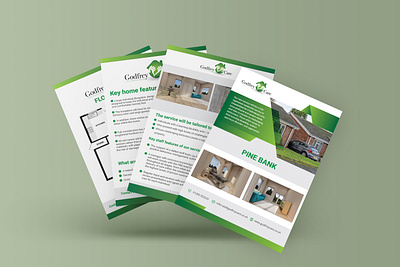 Flyer design for disability adult care company branding brochure company advertising design disability care flyer design graphic design leaflet logo one pager print
