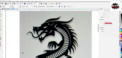Process of converting image to vector for cutting and printing dxf illustrator image to svg laser cutting png to svg silhouette svg to png to svg trace tracing vector