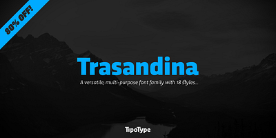 Trasandina Font animation branding design graphic design illustration logo vector