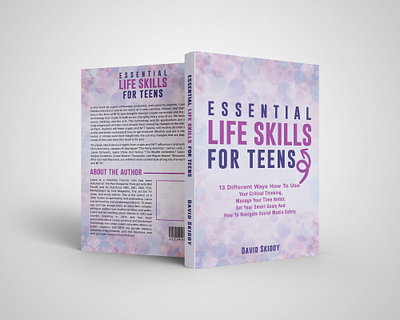 Teen Life Skills Book Cover Design 50 amazon book bundle book cover bookish branding design free mockups graphic design illustration kdp kdp book cover minimal modern book cover paperback book cover personal branding book teen life skills teen self book cover teenage book teenage book design typography