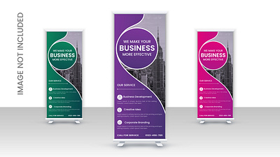 Corporate Business Roll up banner Design Template ads adsveristing agency banner company design discount instagram post marketing post rollup sale social media standee
