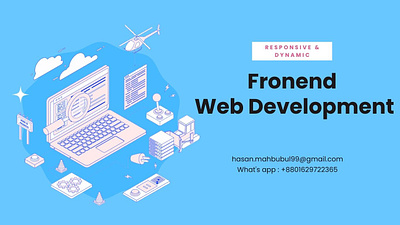 Frontend Web Development app dynamic website frontend development html javasript programming react responsive website ui uidesign uiux web website website design website development