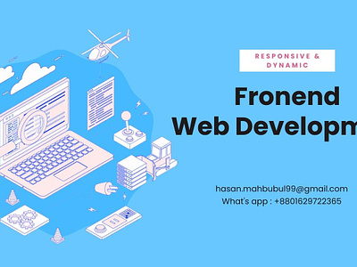 Frontend Web Development app dynamic website frontend development html javasript programming react responsive website ui uidesign uiux web website website design website development