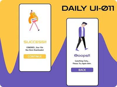 Daily UI...Flash Message dailyui design illustration typography ui ux