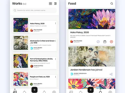 Art Inventory App app app design art design designs digital art interface mobile mobile application mobile design onboarding ui uidesign uidesigns uiux ux