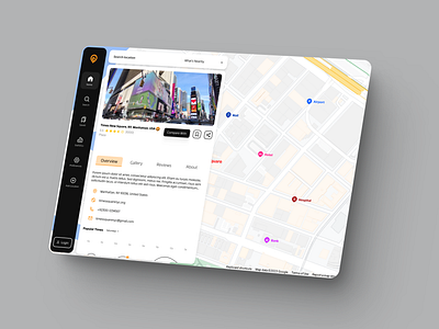 Business Locator Web App UI app branding design graphic design ui ux