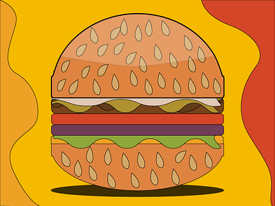 This BURGER no Debate . . branding design flat design graphic design illustration vector