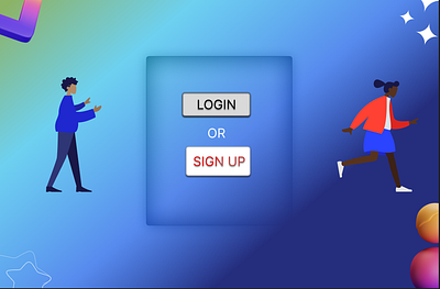 LOGIN OR SIGN UP PAGE 100daysuichallenge 15daysuichallenge app day 1 design graphic design login login page sign up sign up page ui ux website