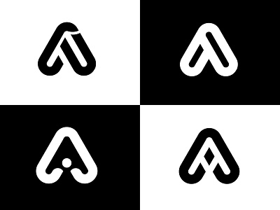 A Latter lgoo a latter logo a logo brand identity branding design
