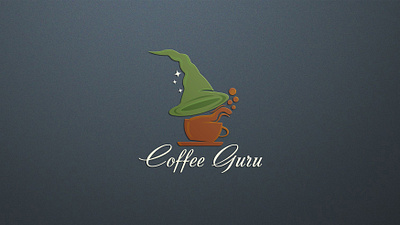 Coffee Guru logo brand identity branding coffee beans coffee guru coffee industry coffee logo coffee shop creative design graphic design grue coffee logo