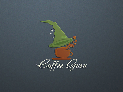 Coffee Guru logo brand identity branding coffee beans coffee guru coffee industry coffee logo coffee shop creative design graphic design grue coffee logo