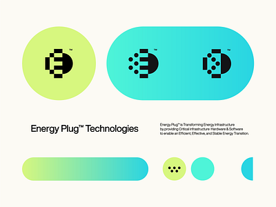 Energy Plug bold branding ecology electro energy guidelines logo logotype monogram plug simple tesla