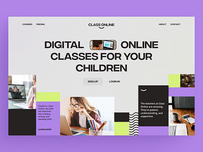 Class Online classes design eccommerce figma learning online classes online classes ui design school ui uiux ux web design website woocommerce