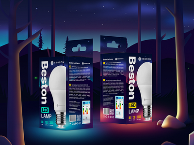 Beston — led lamp packaging design