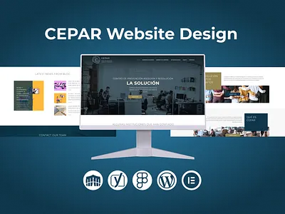 CEPAR Website Design business website graphic design landing page responsive website web design