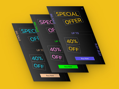 Special Offer #Dailyui036 036 challenge color colorfull coupon daily dailyui design discount eccomerce flayer offer pop up popup sale shop special offer ui ux