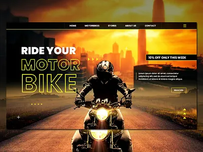 Ride your bike branding dailyui design designs graphic design graphicdesign landing page ui