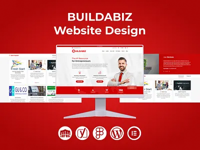 BUILDABIZ Website Design attractive website business website graphic design landing page responsive website web design website design
