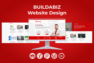 BUILDABIZ Website Design attractive website business website graphic design landing page responsive website web design website design