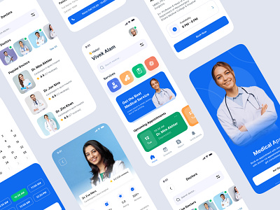 Medical app - Mobile app app design doctor app