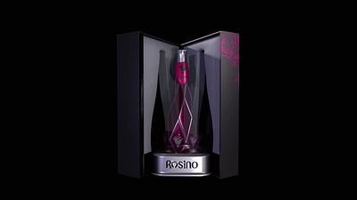 "Rosino" 3D packaging 3d 3d modeling 3d simulation blender package packaging rosion