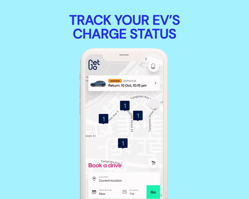GetGo Mobile App - EV Charging design ev ev charging ev charging app mobile app motion motion graphics ui ux