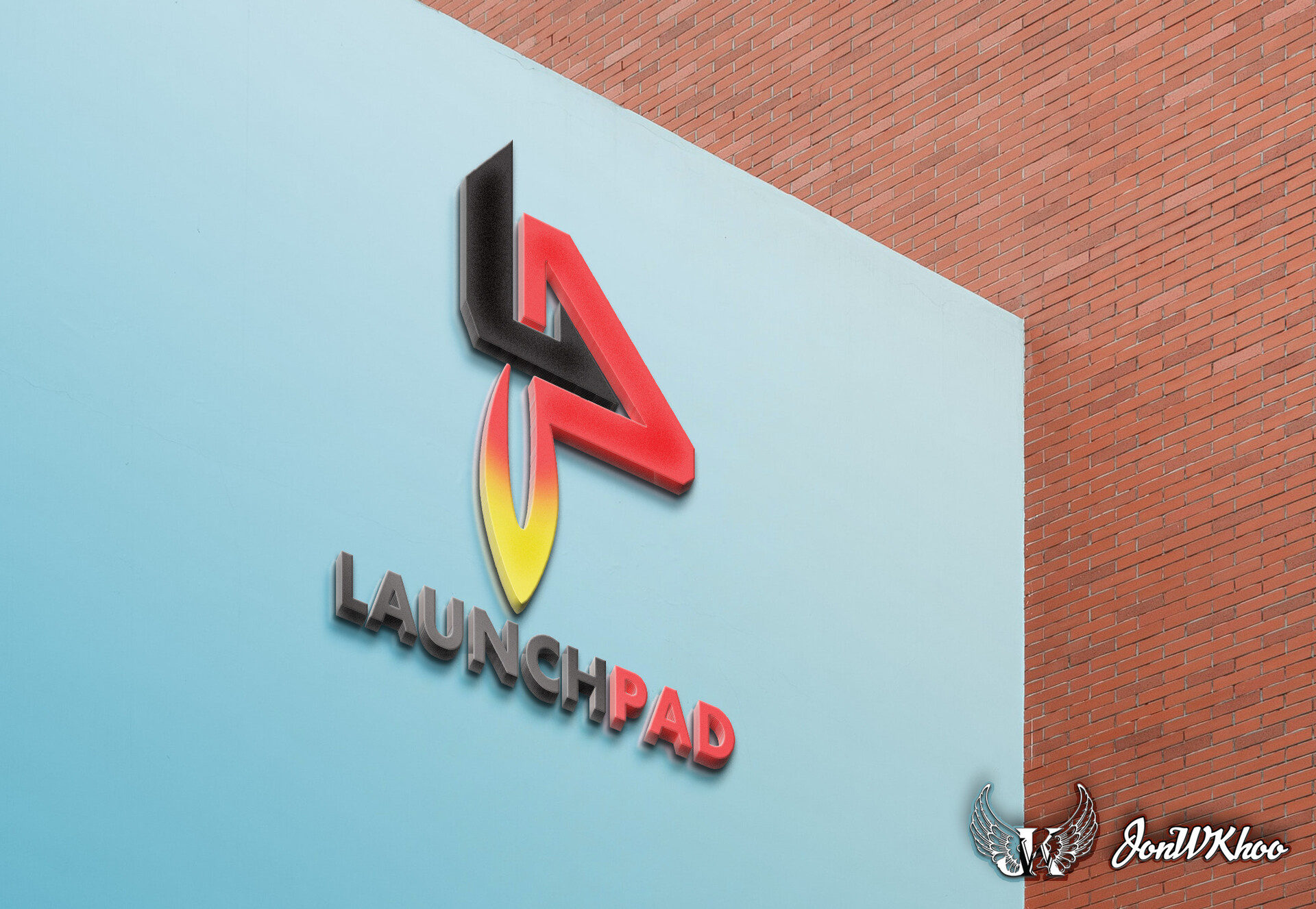 LaunchPad 2017 | Corporate Identity banner branding corporate identity design graphic design jonwkhoo logo namecard