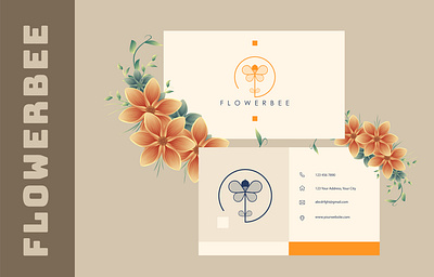 flowerbee branding graphic design logo