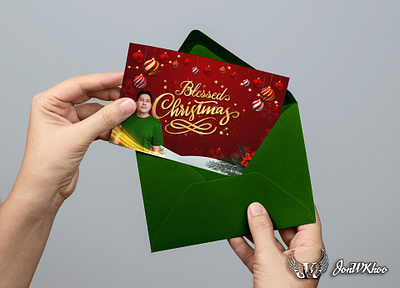 Blessed Christmas 2022 | Festive Card Design festive card graphic design jonwkhoo