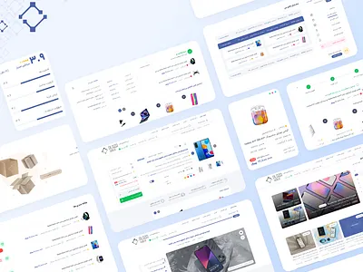 Plaza Digital blog blue branding dashboard digital e commerce figma graphic design landing page minimal persian store ui ux web website