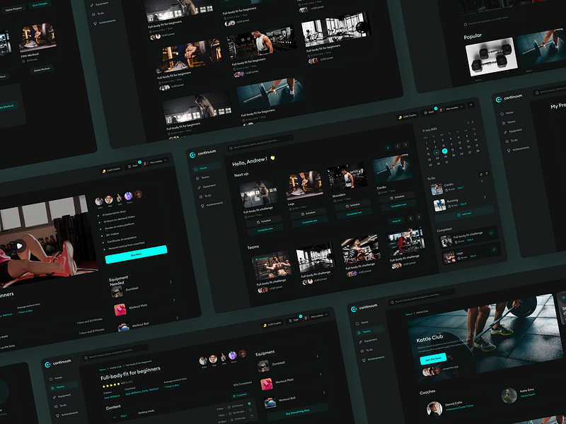 Gym App designs themes templates and downloadable graphic elements on