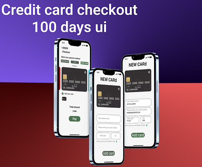 credit card checkout page #100 days ui challenge 100 days ui challenge graphic design motion graphics ui